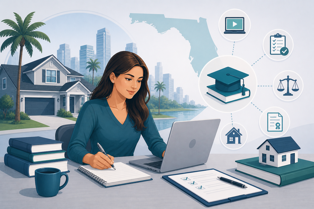 Florida Real Estate Sales Associate: Pre-Licensing Course Requirements (2026)