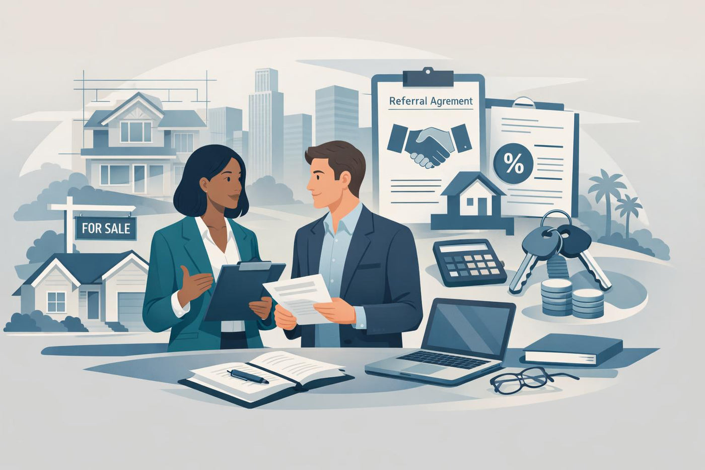 California Real Estate Agent: Working as a Referral Agent and Referral Fee Rules (2026)
