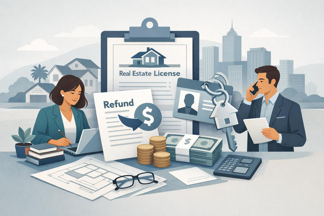 California Real Estate Agent: License Application Fee Refund and Withdrawal Process (2026)