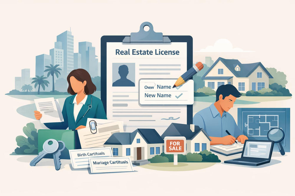 Florida Real Estate License: Name Change Process and Requirements (2026)