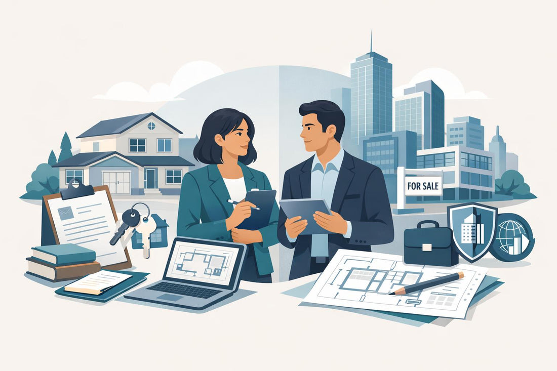 California Real Estate Agent: Working in Commercial vs. Residential - License Differences and Requirements (2026)