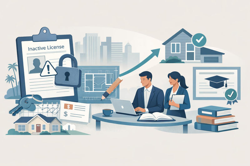 Florida Real Estate License: Involuntary Inactive Status and Reinstatement (2026)