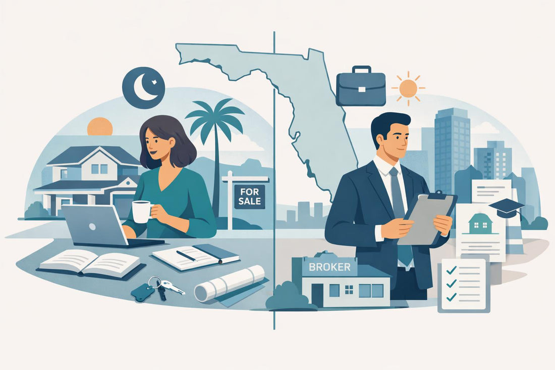 Florida Real Estate License: Part-Time vs Full-Time Agent Requirements and Restrictions (2026)