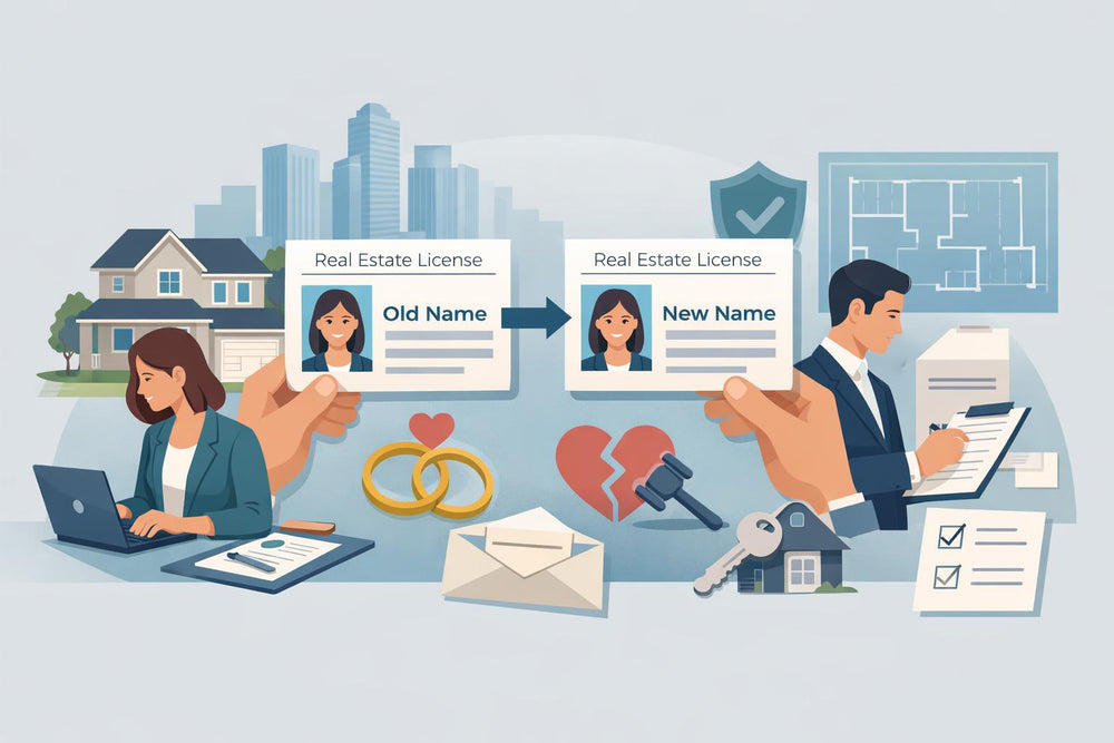 California Real Estate Agent: How to Change Your Name with the DRE After Marriage or Divorce (2026)