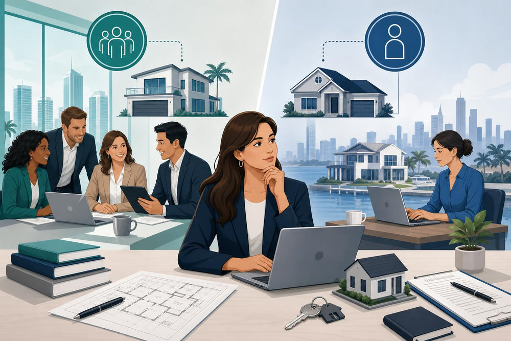 Florida Real Estate Sales Associate: Joining a Team vs Solo Agent Pros and Cons (2026)