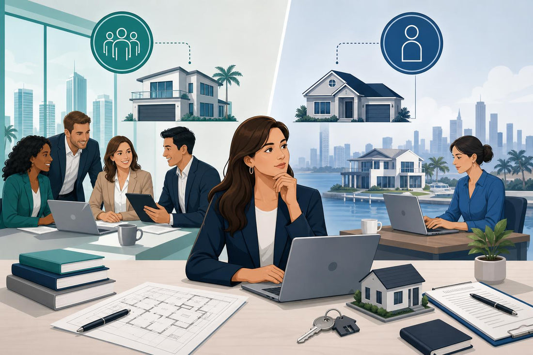 Florida Real Estate Sales Associate: Joining a Team vs Solo Agent Pros and Cons (2026)