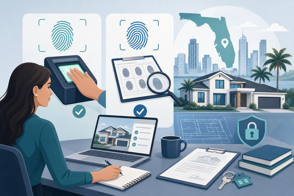 Florida Real Estate License: Live Scan vs Card Scan Fingerprinting Locations and Process (2026)