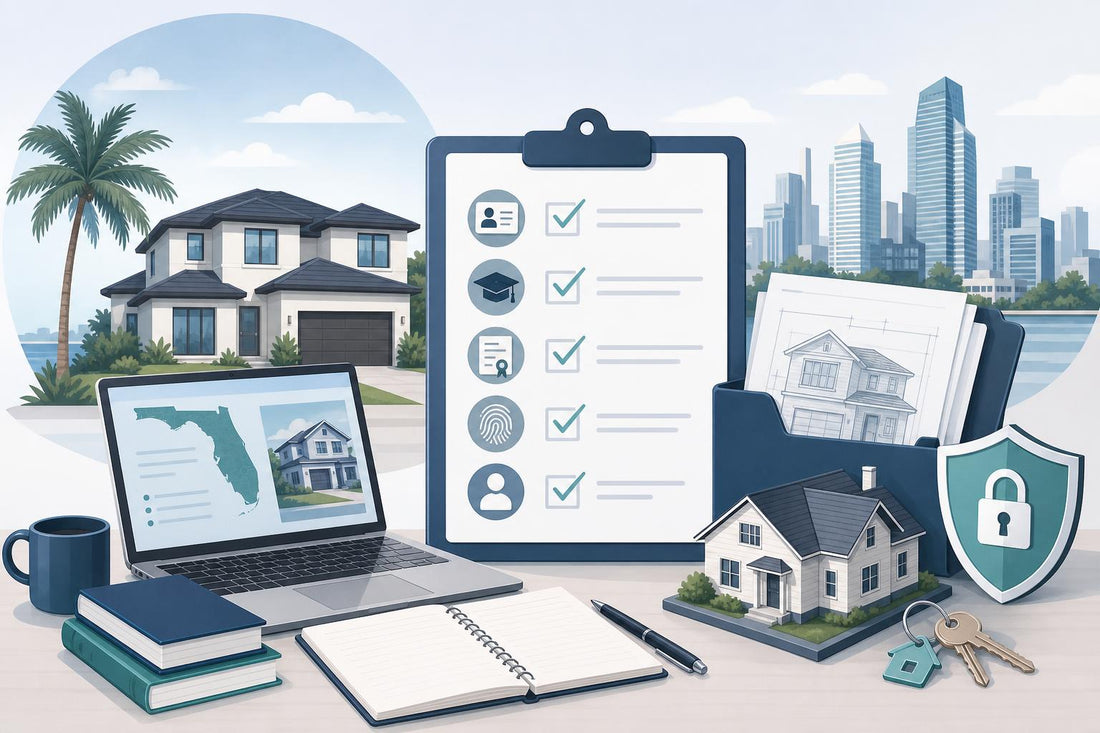 Florida Real Estate License: Complete Application Checklist and Required Documents (2026)