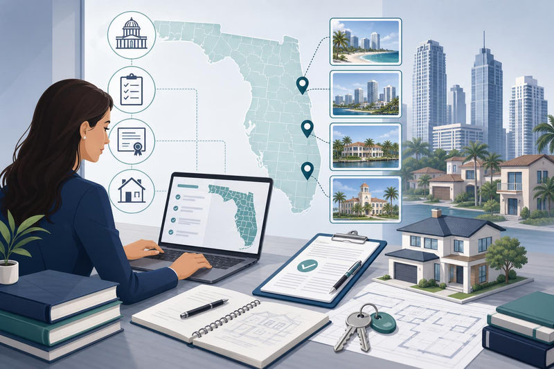 Florida Real Estate License: County-Specific Licensing Requirements and Local Registration (2026)