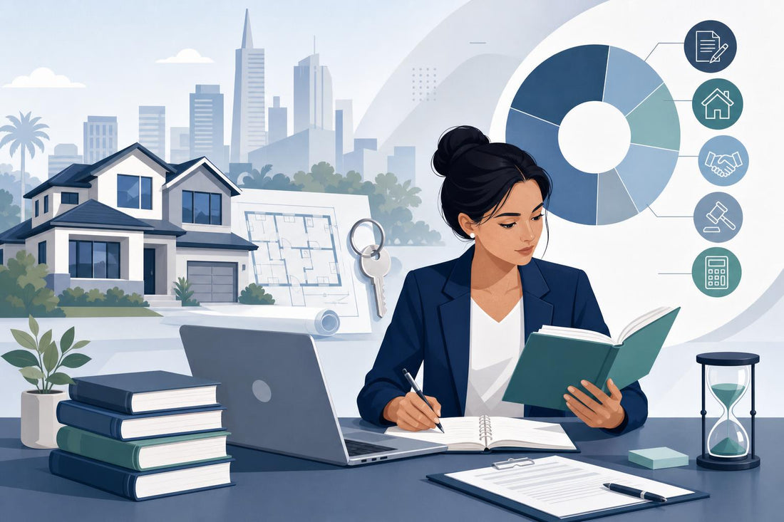 California Real Estate Agent: Exam Study Hours by Topic - How Much Time to Spend on Each Subject (2026)