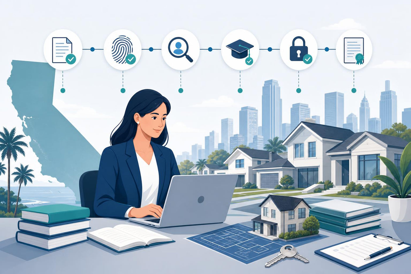 California Real Estate Agent: License Application - How Long Is Each Processing Step? (2026)