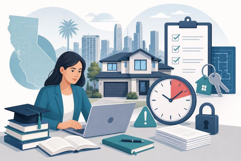 California Real Estate Agent: Continuing Education Late Completion - Penalties, Fees, and Reinstatement Process (2026)