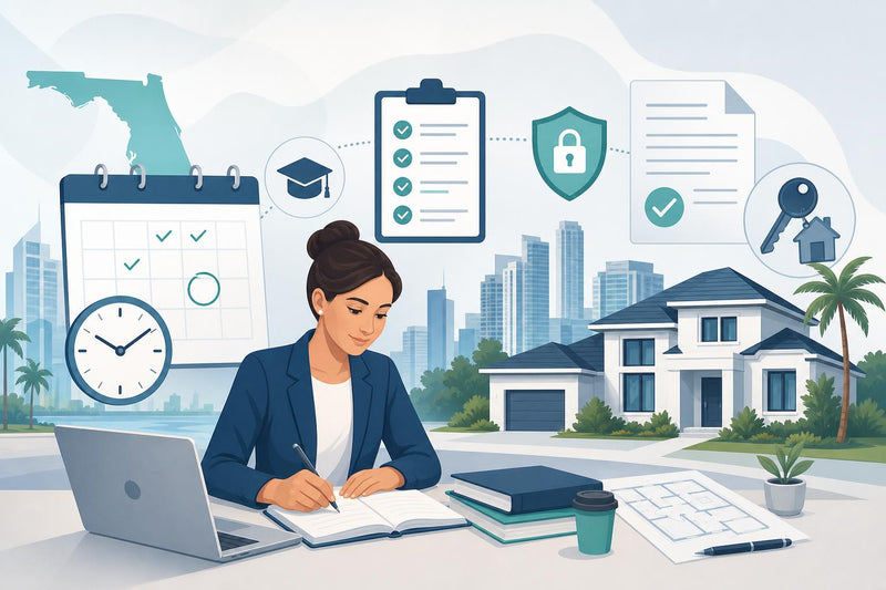 Florida Real Estate License: Education Course Extension, Incomplete Status, and Deadline Management (2026)