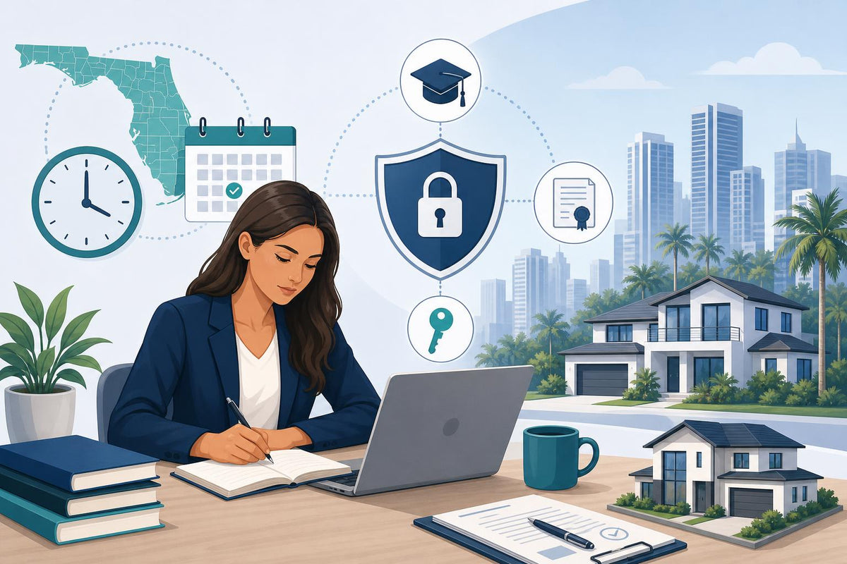 Florida Real Estate License: DBPR Exam Eligibility Expiration and Course Completion Lapse (2026)