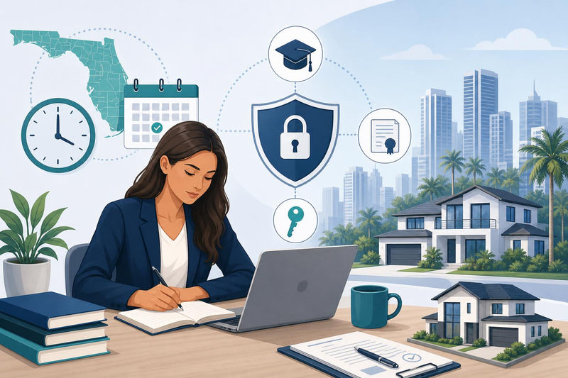 Florida Real Estate License: DBPR Exam Eligibility Expiration and Course Completion Lapse (2026)