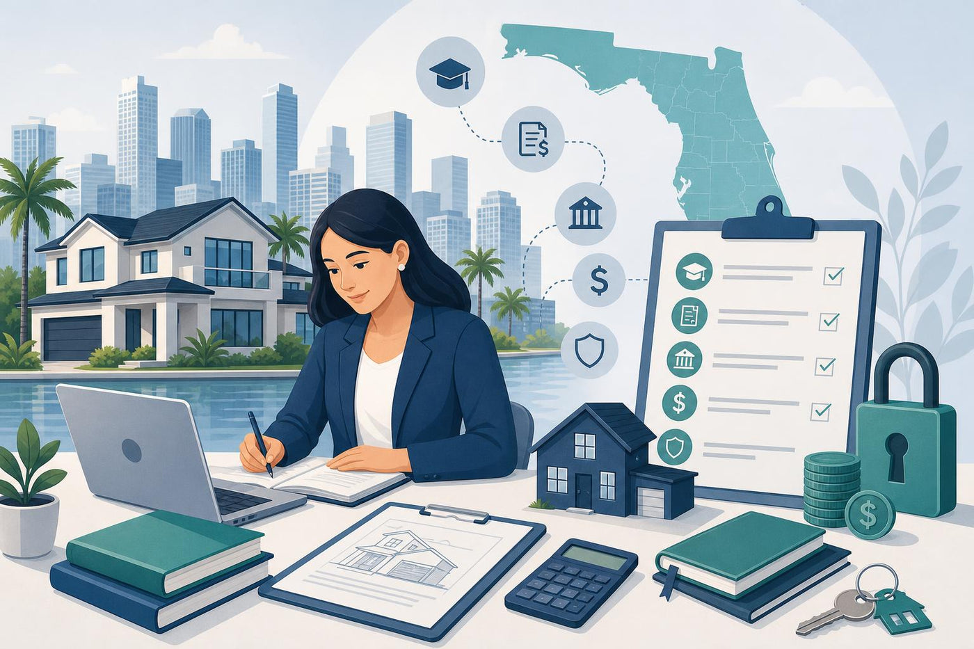 Florida Real Estate License: Total Cost Breakdown Including Hidden Fees and First-Year Expenses (2026)