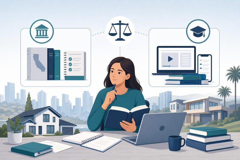 California Real Estate Agent: Exam Study Materials Comparison - Official DRE Resources vs. Third-Party Prep (2026)