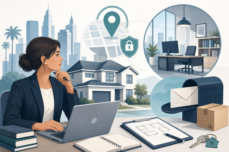 California Real Estate Broker: Office Location Requirements - Can You Use a Virtual Address or PO Box? (2026)